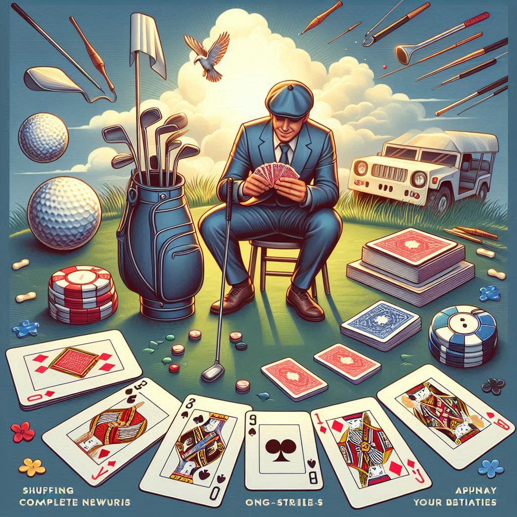 how to play golf card game strategy